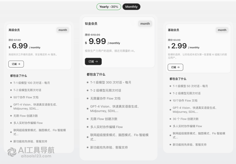 Flowith的价格