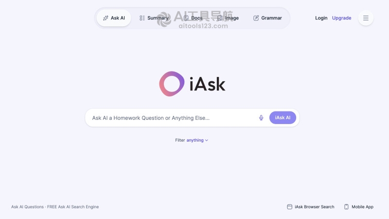 iAsk AI搜索