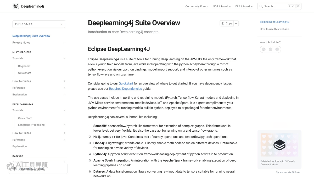 Deeplearning4j 