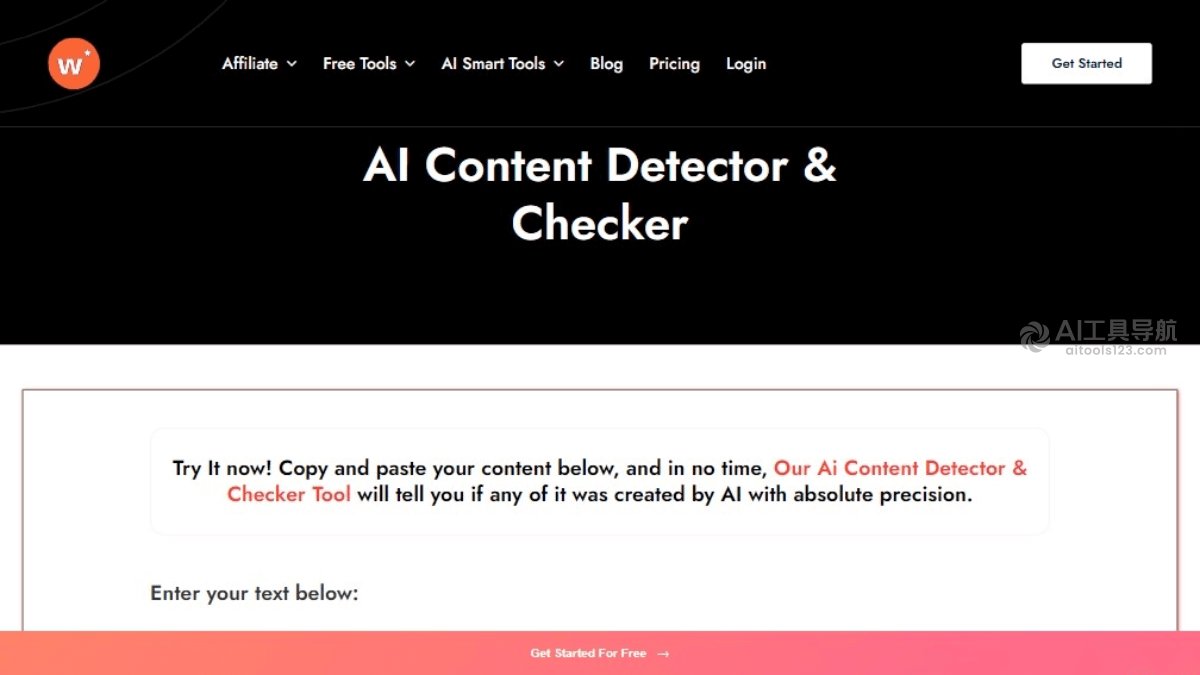 Writecream AI Content Detector